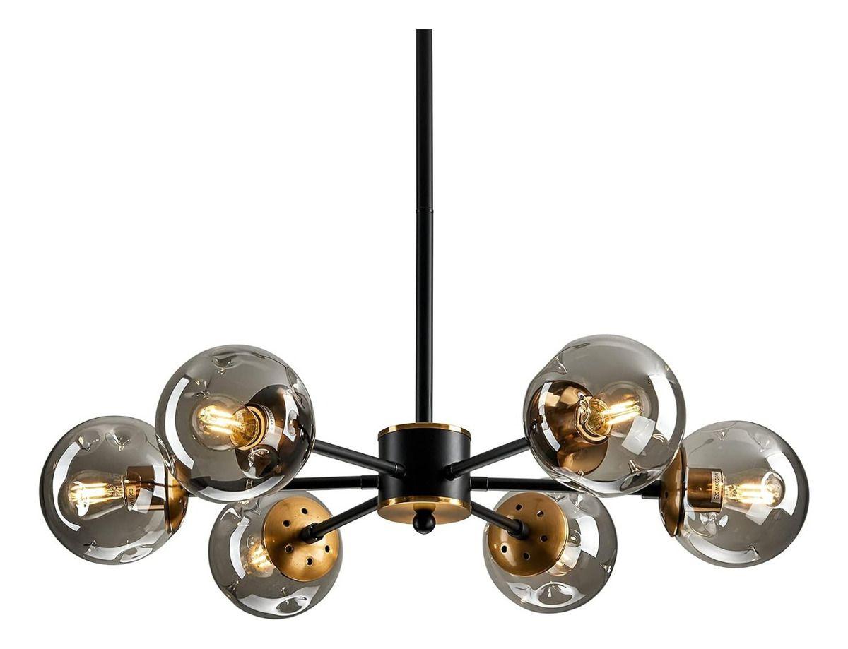 Lampara Colgante Sputnik Moderna Cristal Comedor Hogar Lau-0