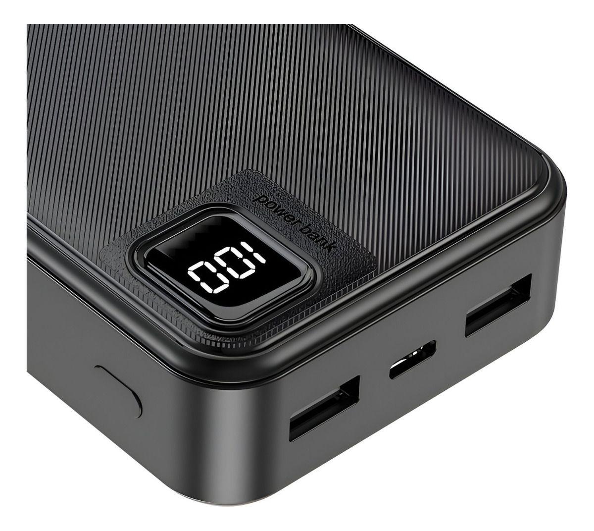 Cargador Inalámbrico Carga Rápida Portátil Pantalla LED 2en1-3