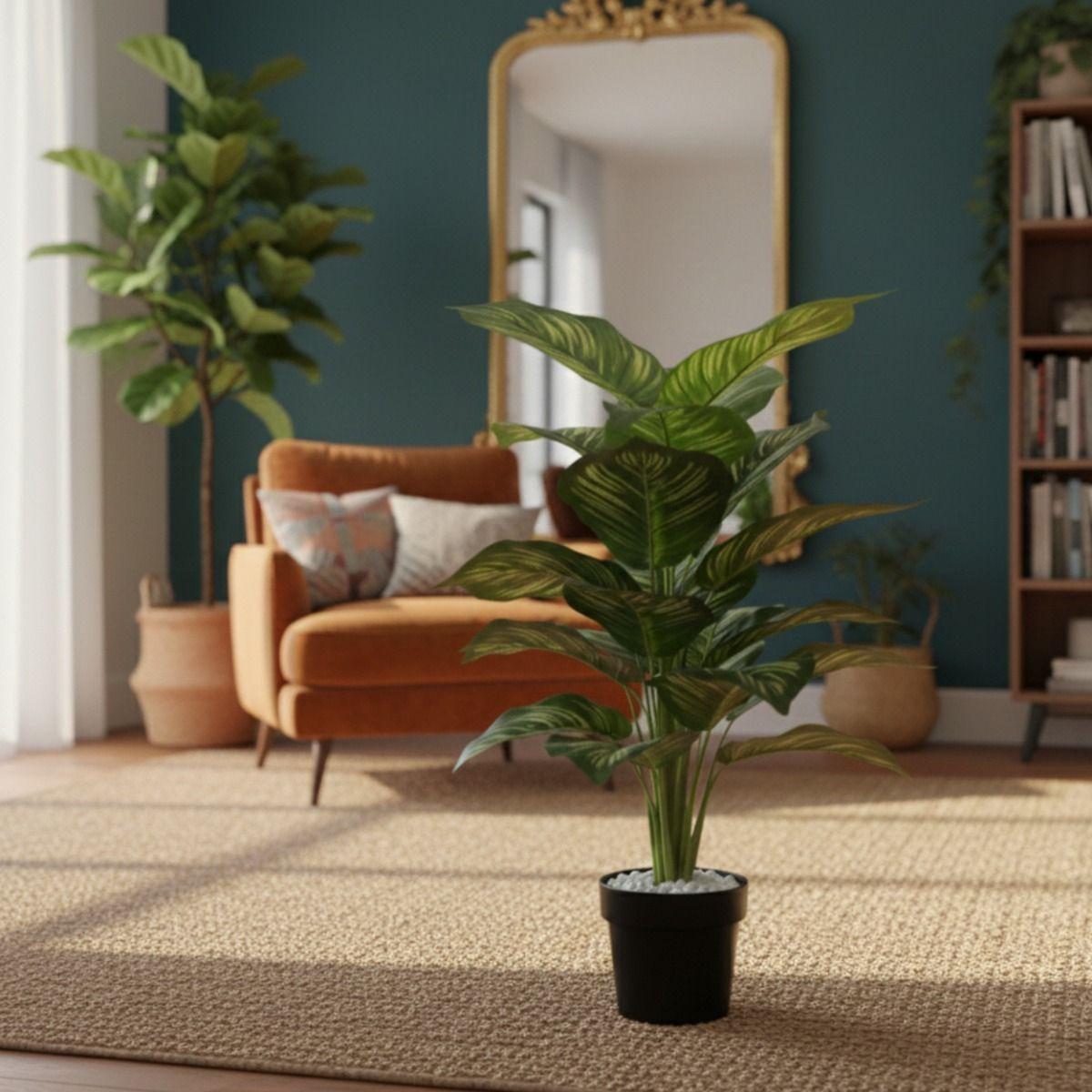 Planta Artificial Decorativa Adorno Vegetación Tropical Jhn-6