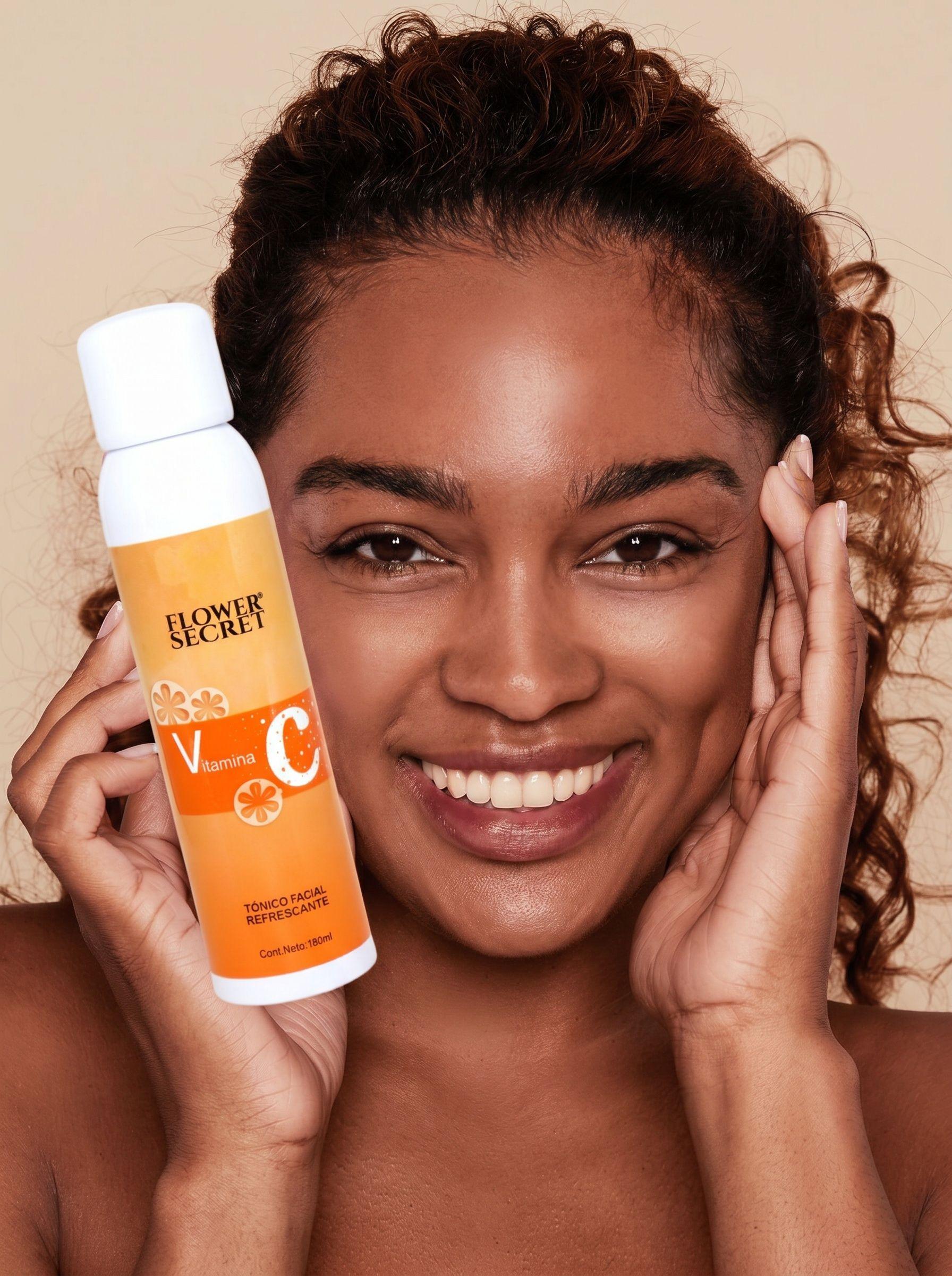 Set 2 Tonicos Facial Refrescante con Vitamina C 180 ml Lau-2