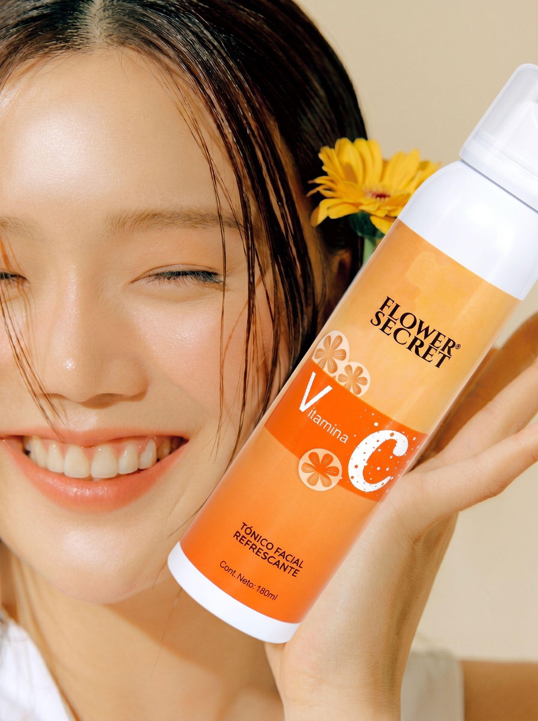 Set 2 Tonicos Facial Refrescante con Vitamina C 180 ml Lau-4