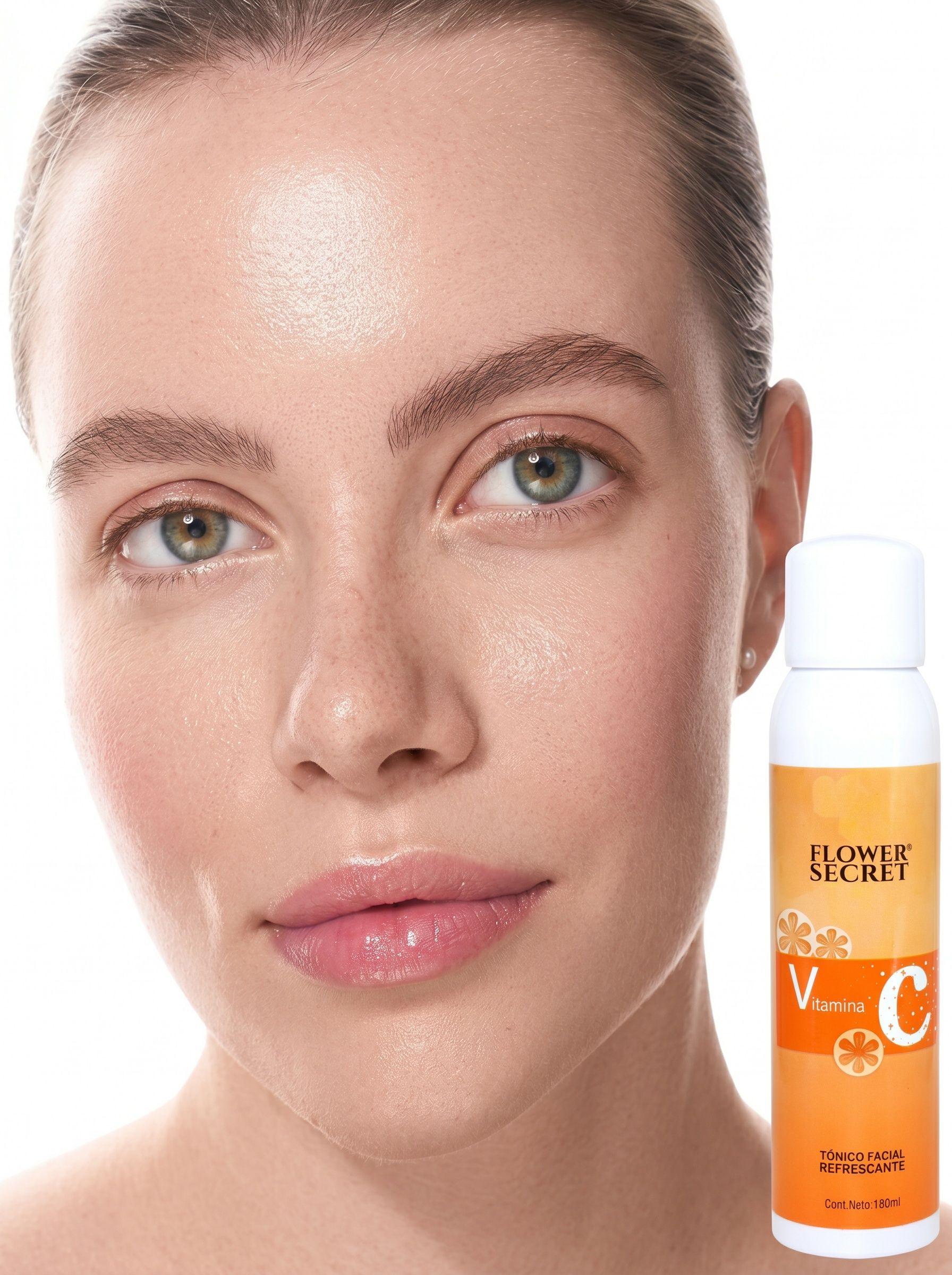 Set 2 Tonicos Facial Refrescante con Vitamina C 180 ml Lau-6