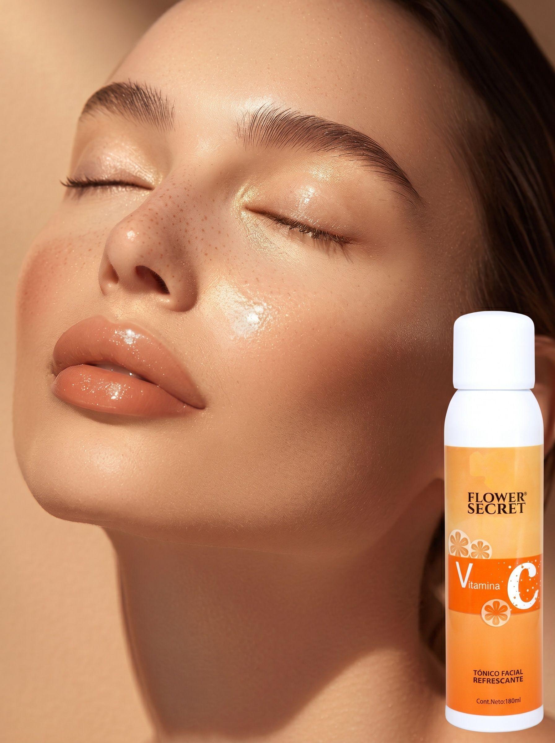 Set 2 Tonicos Facial Refrescante con Vitamina C 180 ml Lau-7