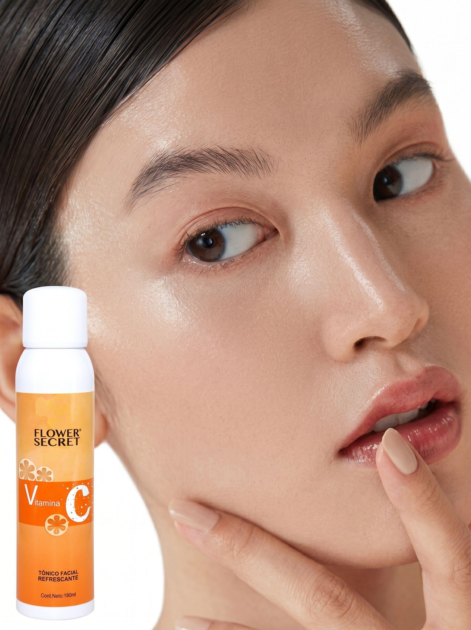 Set 2 Tonicos Facial Refrescante con Vitamina C 180 ml Lau-9