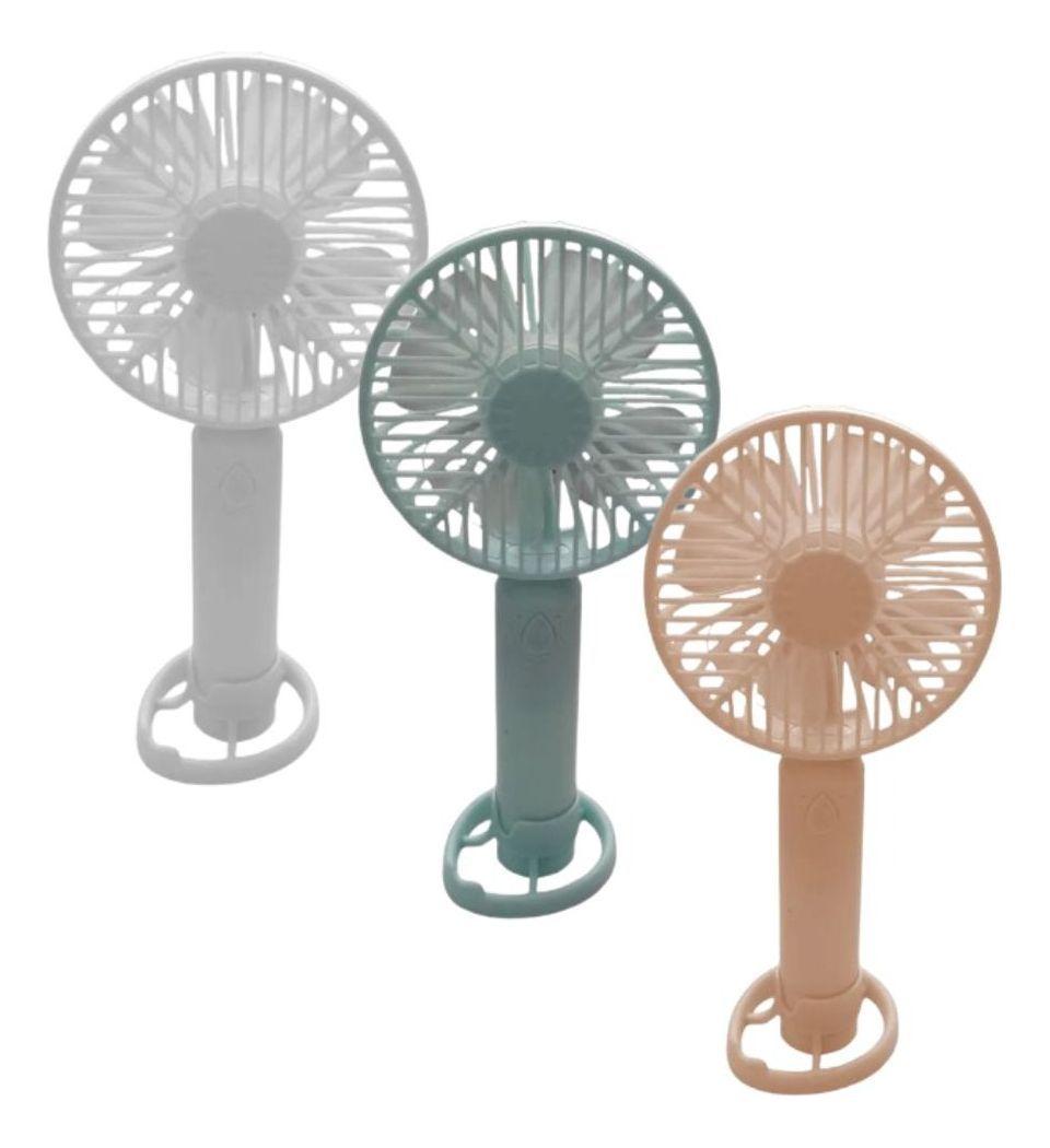 Set 2 Mini Ventilador Soporte USB Portátil Silencioso Jhn-2