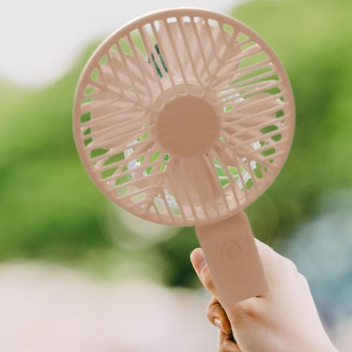 Set 2 Mini Ventilador Soporte USB Portátil Silencioso Jhn-3