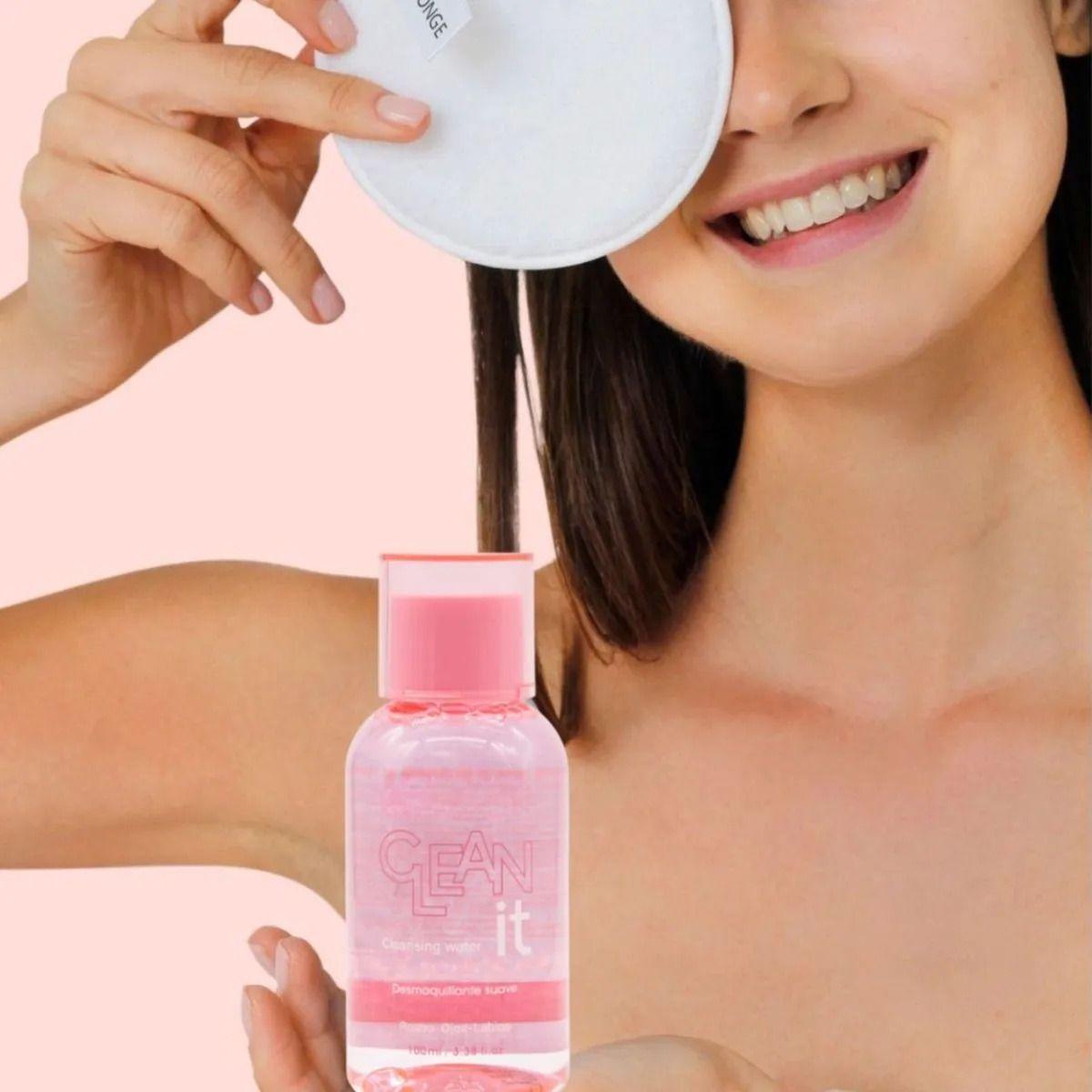 Set 2 Desmaquillantes Facial Suave Efecto Purificante ALJ-9