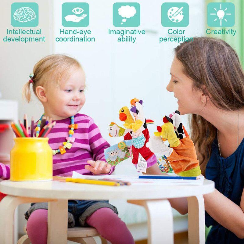 JUGUETE ESTIMULA GUANTE MARIONETA TITERE INFANTIL BEBE LAU-8