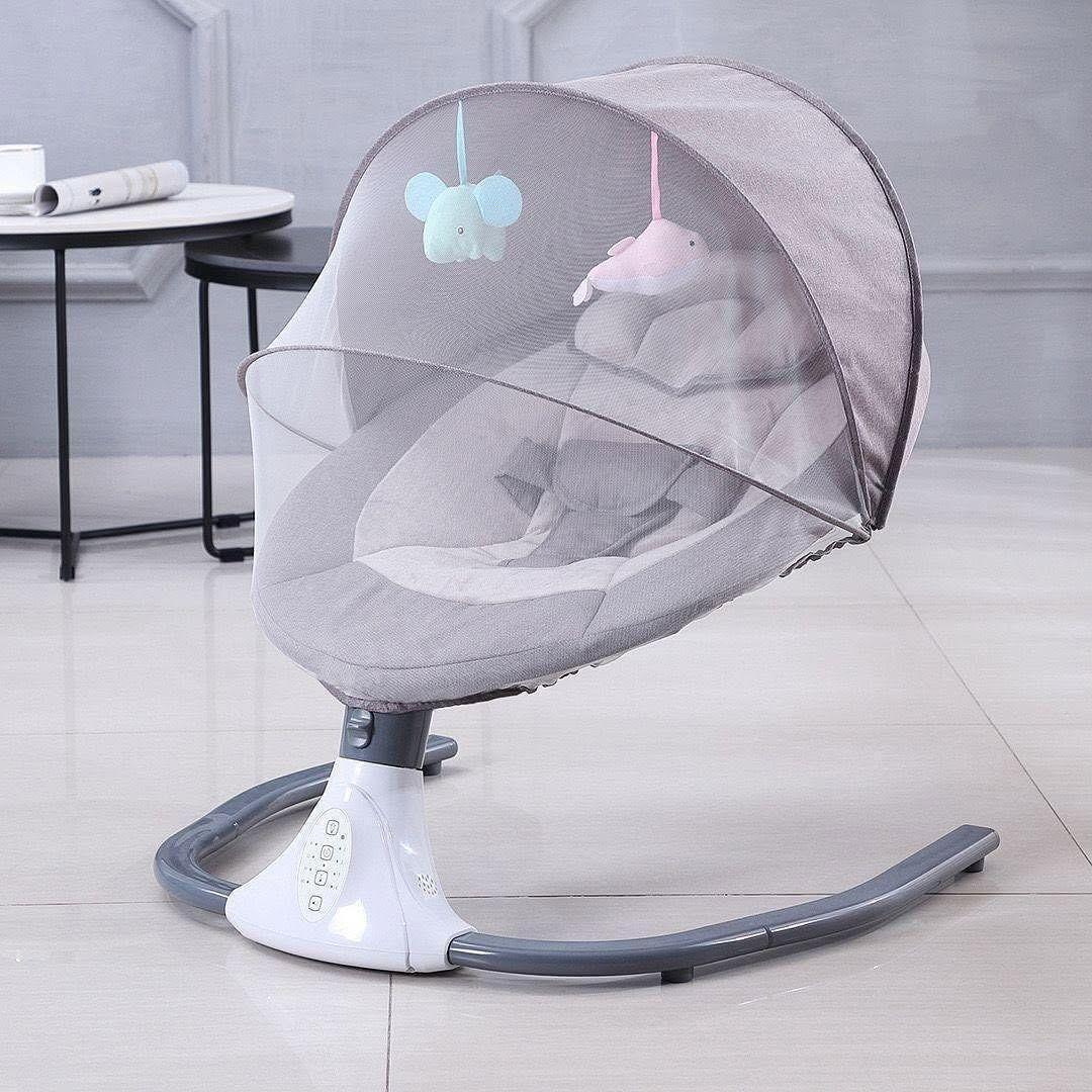 Silla Mecedora Tipo Cuna Columpio Portatil Bebe Lau-7