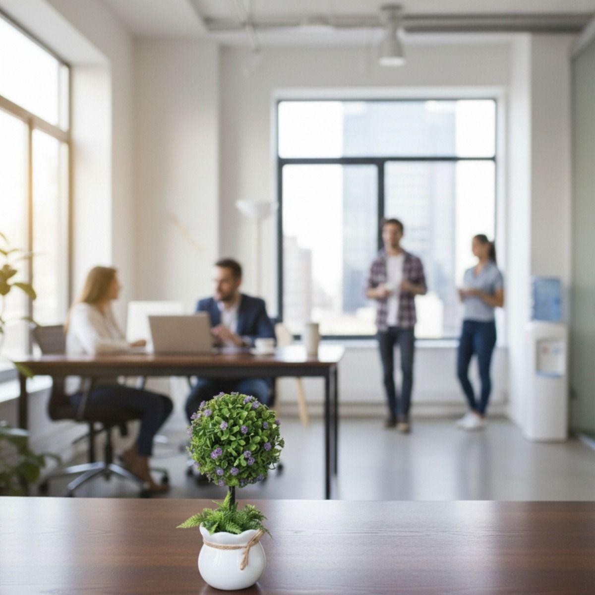 Planta Artificial Decorativa Arreglo Topiario Ornamental Jhn-4