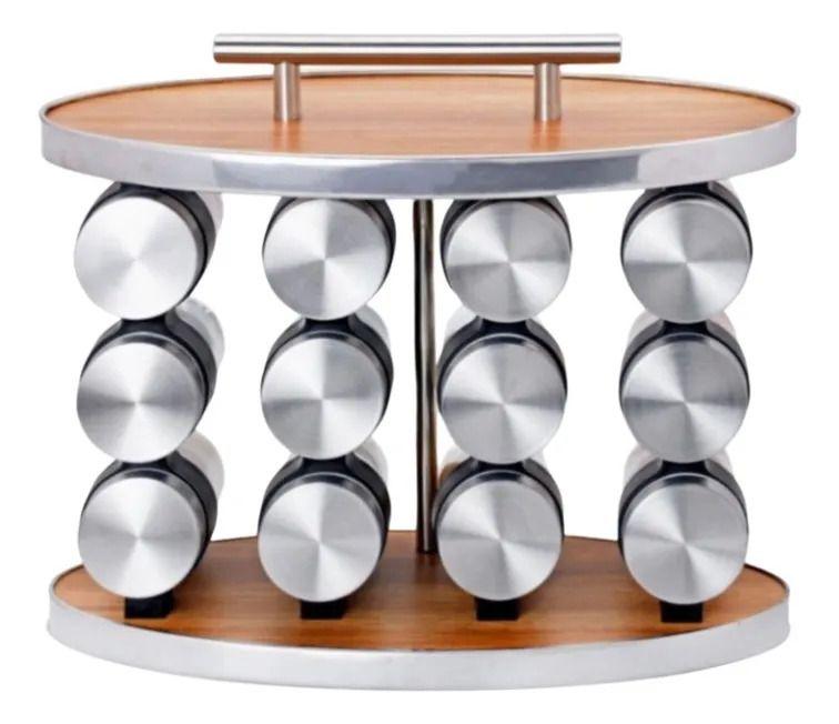 Especiero Giratorio Moderno Funcional Organizador Cocina Jhn-0