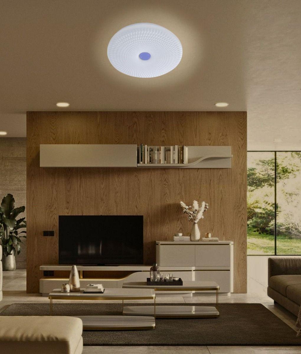 Lámpara Techo LED Geometría Diamantada Contraste Focal Jhn-9