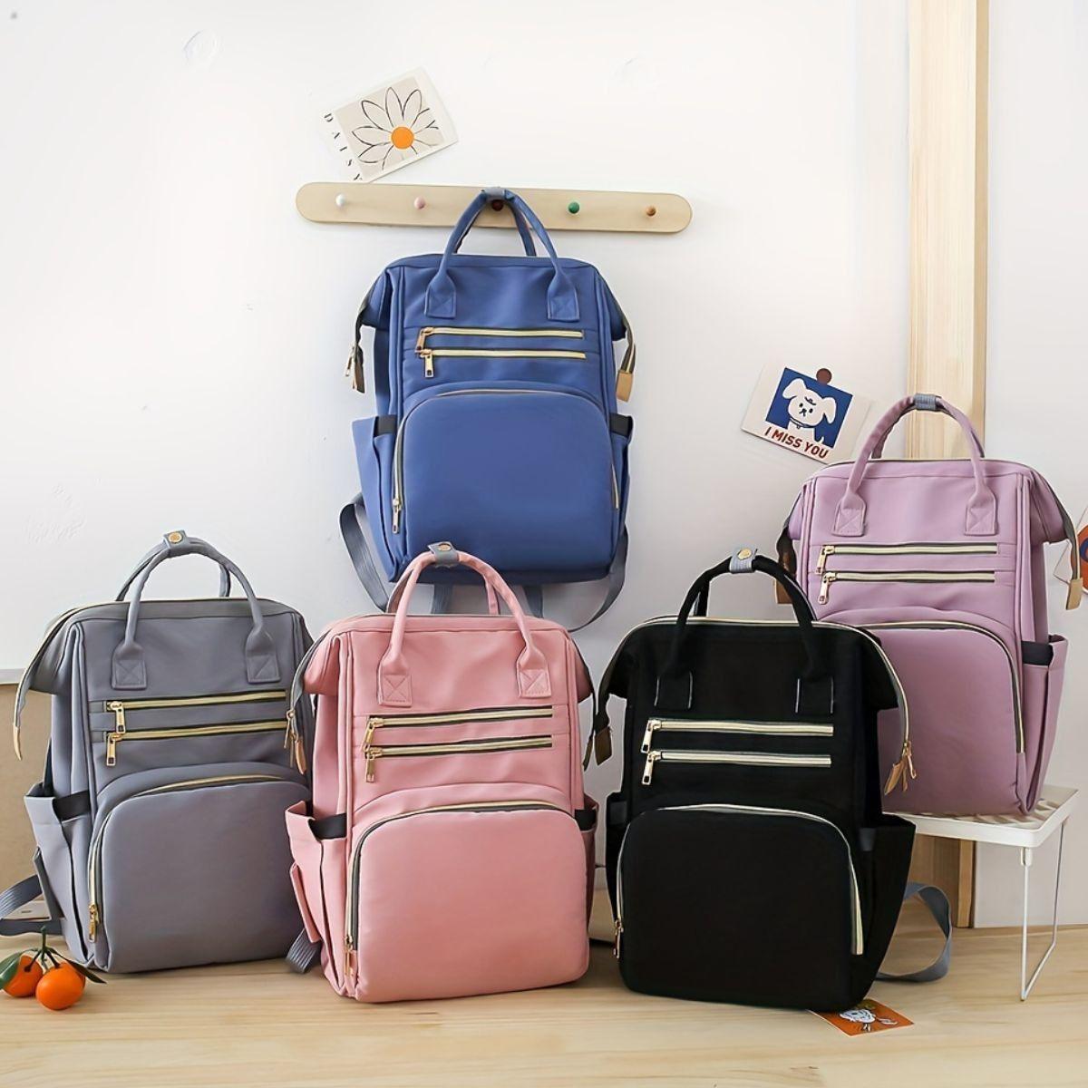 MOCHILA PAÑALERA INFANTIL MULTIUSOS VIAJE MAMA BEBE LAU-6