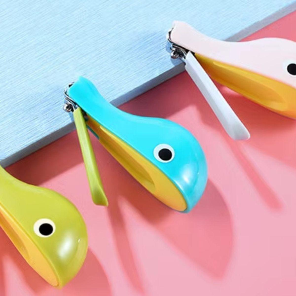 SET 8 CORTAUÑAS FORMA BALLENA DIVERTIDO INFANTIL BEBE LAU-4