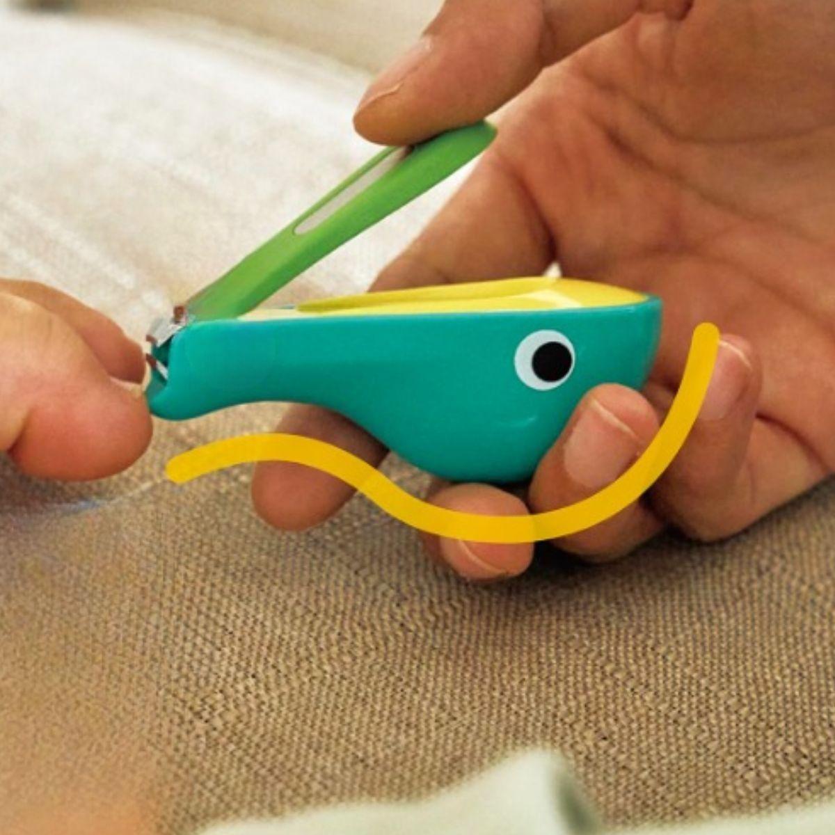 SET 8 CORTAUÑAS FORMA BALLENA DIVERTIDO INFANTIL BEBE LAU-7