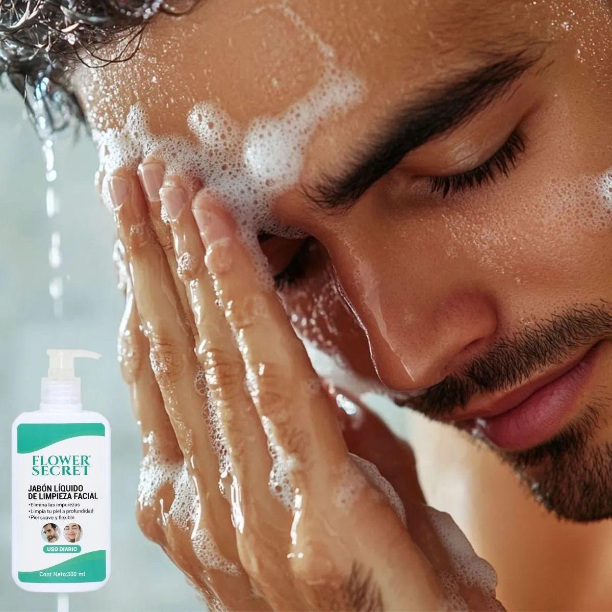 JABON LIQUIDO DE LIMPIEZA FACIAL UNISEX SEBOREGULADOR LAU-8
