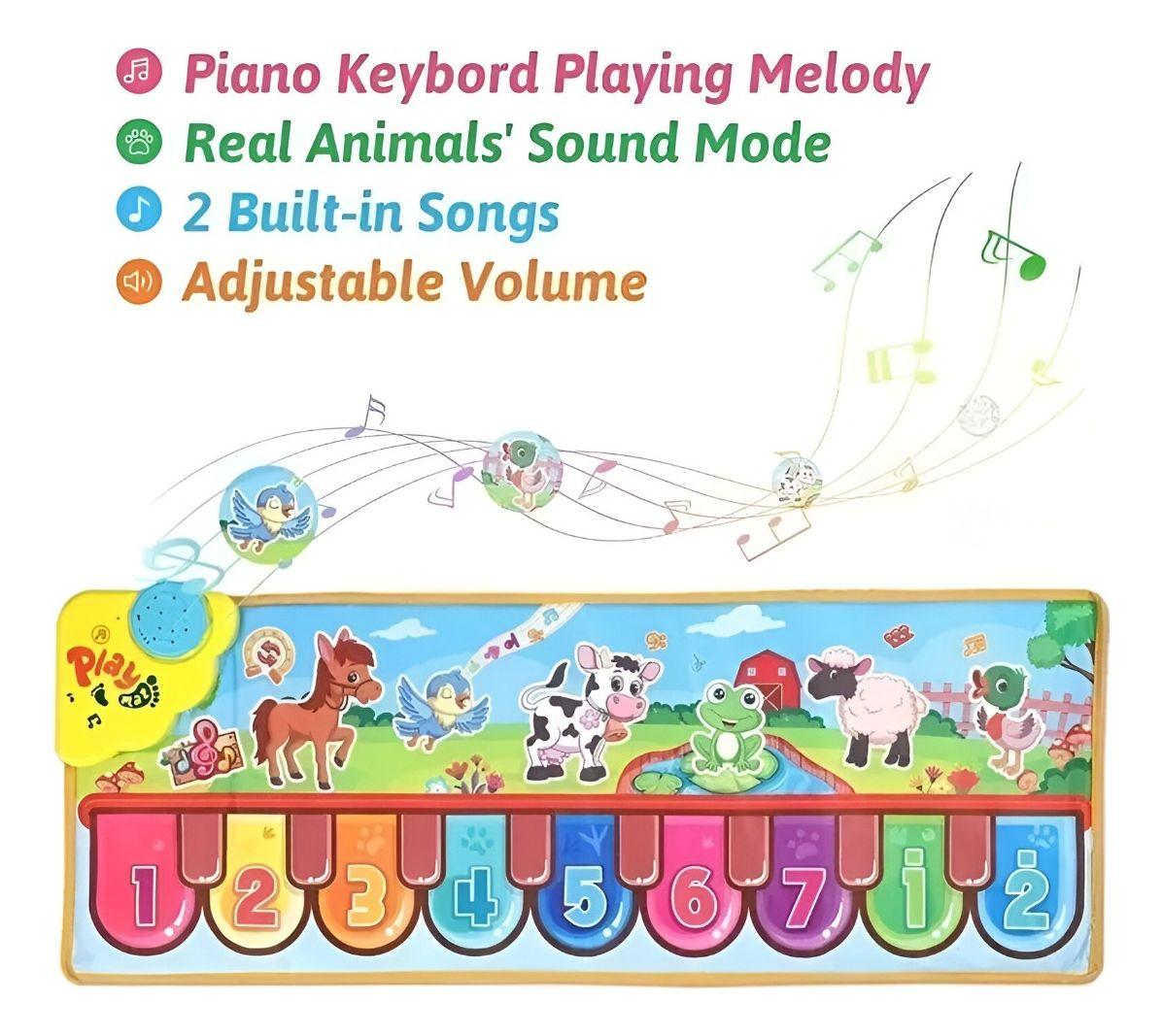 Tapete Piano Juguete Aprendizaje Musical Manta Táctil Jhn-6