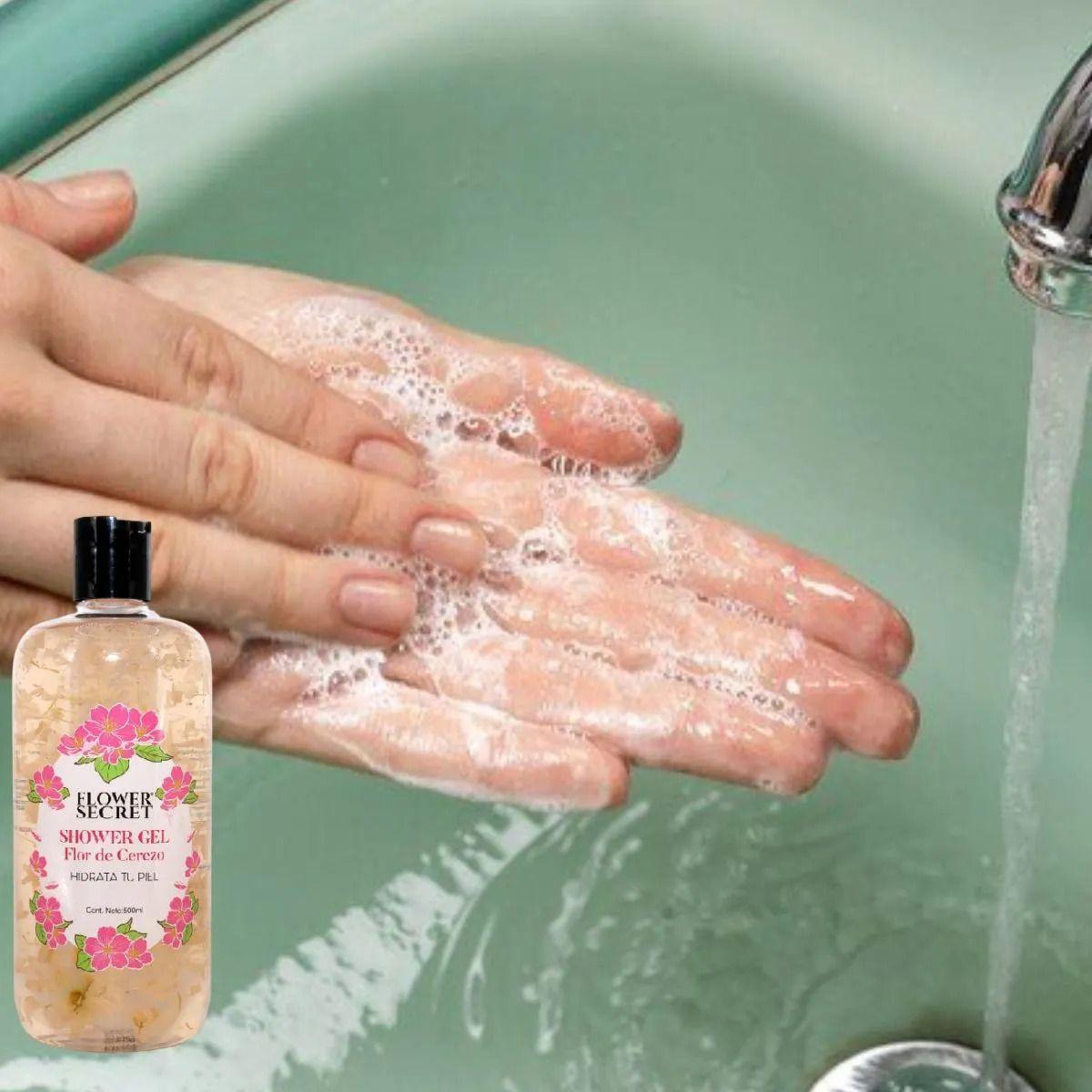 Set 4 Gel de Ducha Flor de Cerezo Hidrata Tu Piel Lau-3