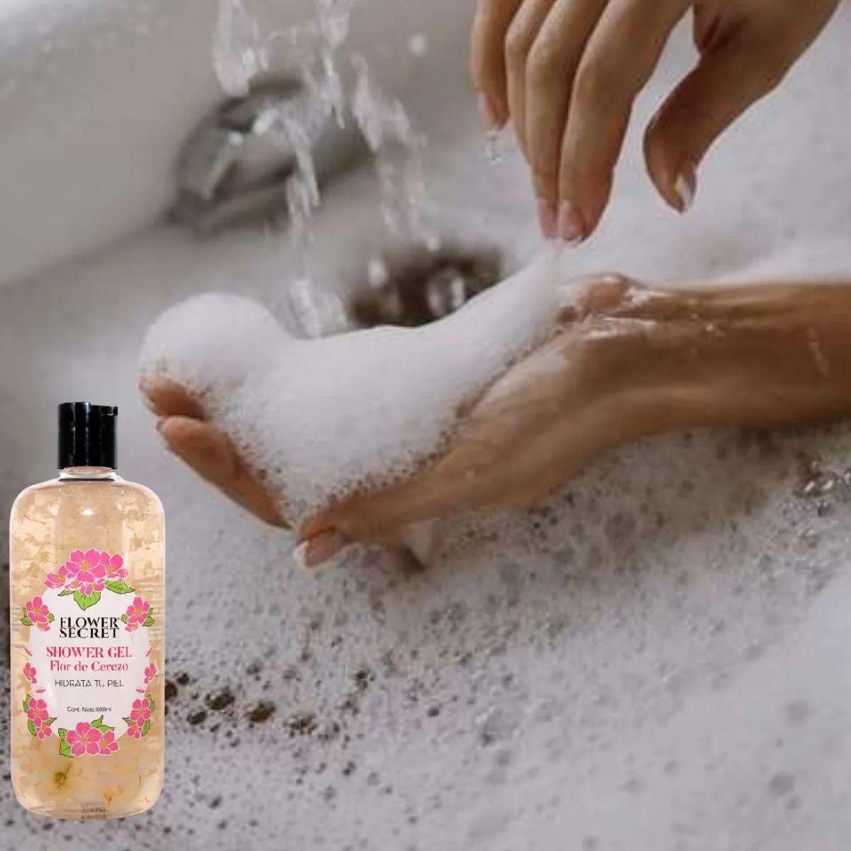 Set 4 Gel de Ducha Flor de Cerezo Hidrata Tu Piel Lau-7