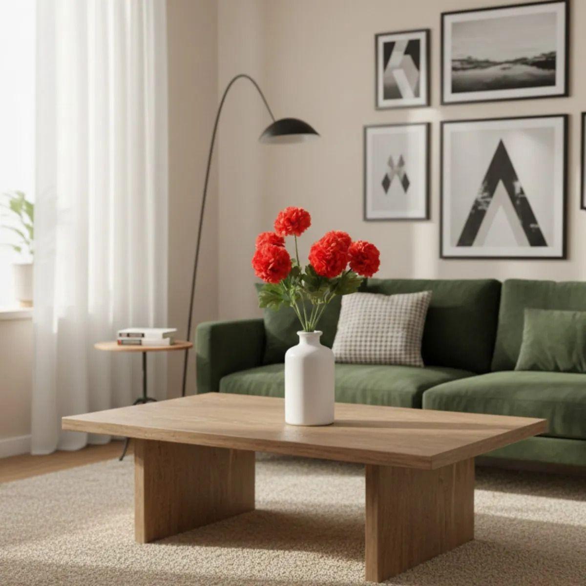 Set 2 Ramo Flores Ornamentales Elegancia Artificial Jhn-7