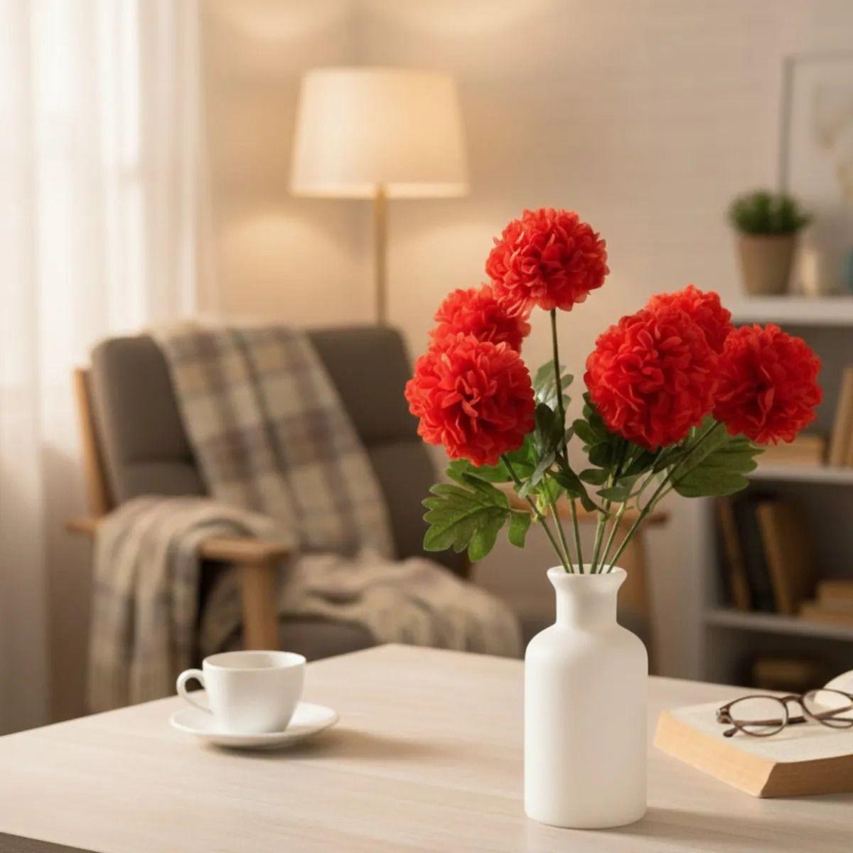 Set 2 Ramo Flores Ornamentales Elegancia Artificial Jhn-9