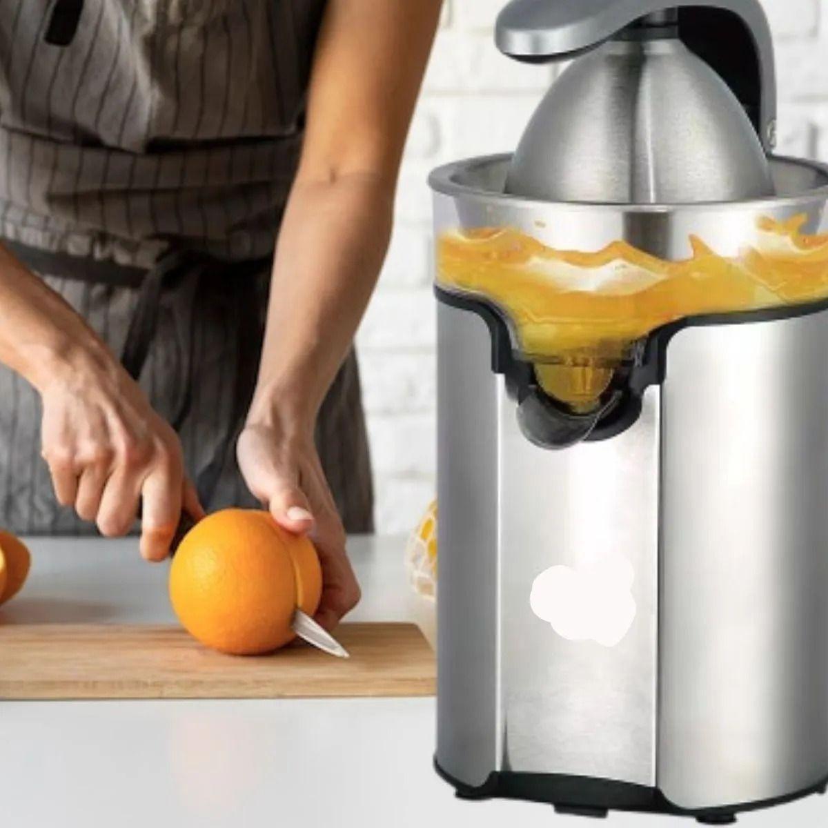 MAQUINA EXPRIMIDOR DE NARANJAS 100W ACERO INOX LAU-2