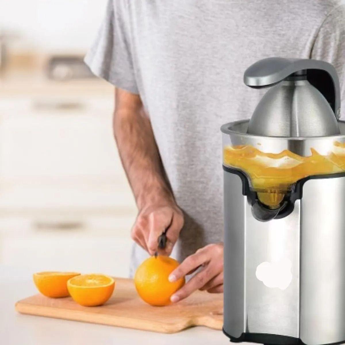 MAQUINA EXPRIMIDOR DE NARANJAS 100W ACERO INOX LAU-4
