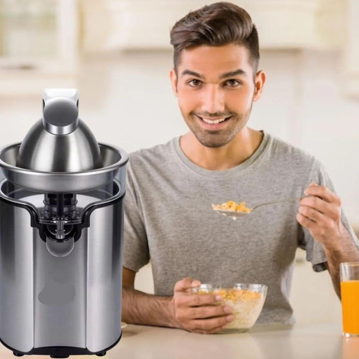MAQUINA EXPRIMIDOR DE NARANJAS 100W ACERO INOX LAU-5