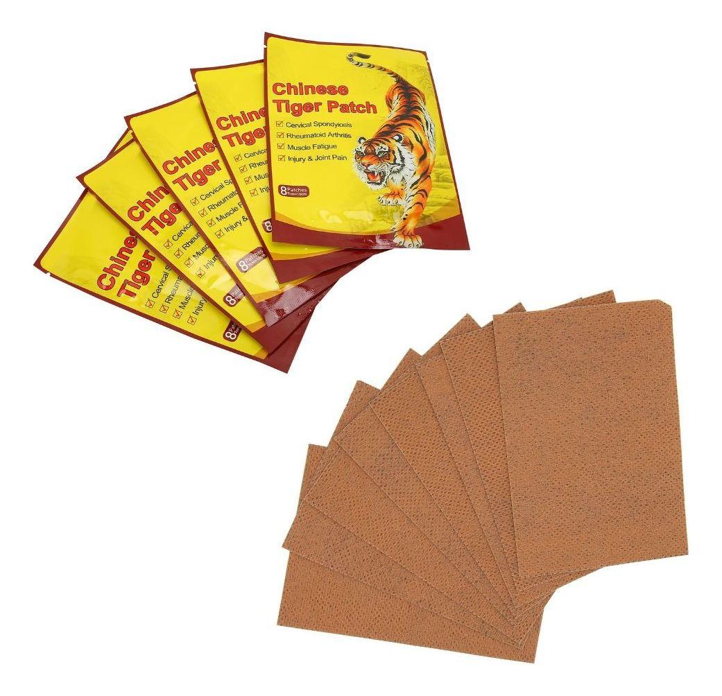 SET 5 PARCHES TIGRE ANALGESICO DÓLAR MUSCULAR ARTICULAR LAU-5