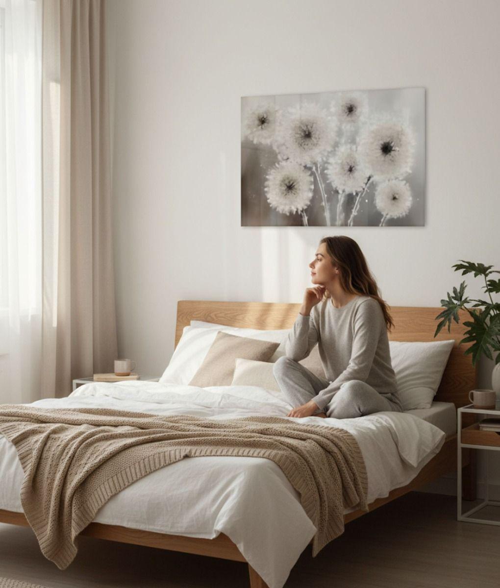 Cuadro Decorativo Pared Flores Diente De León Arte Hogar Jhn-2