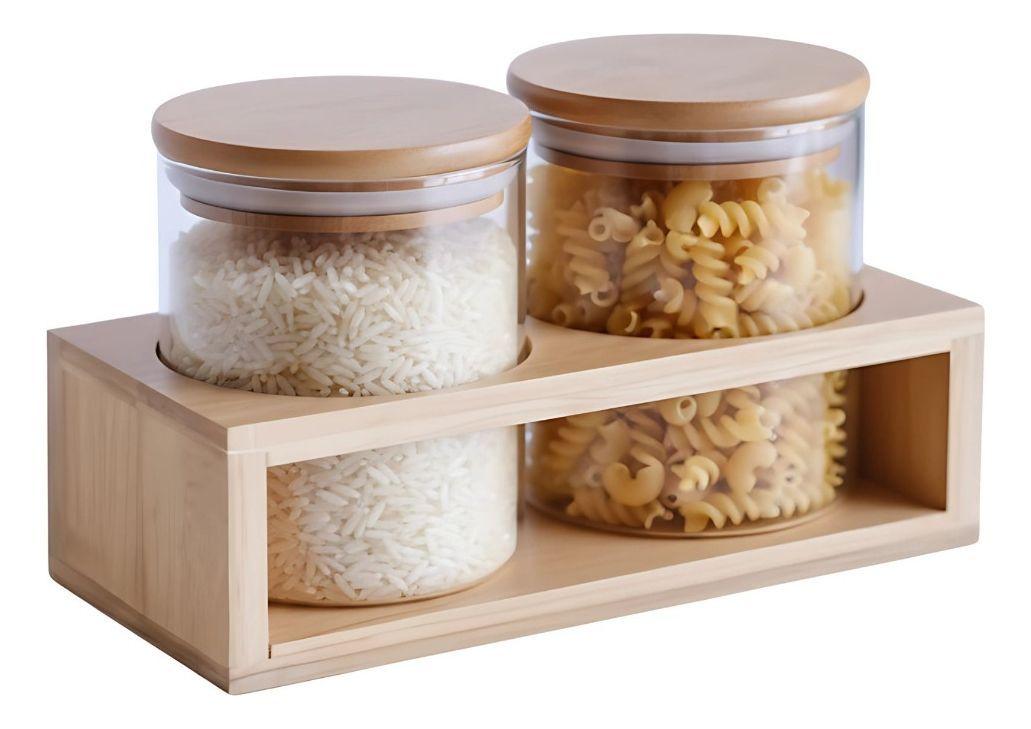 Frasco Almacenamiento Moderno Contenedor Organización Jhn-2