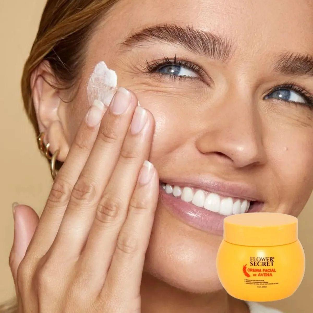 SET 2 CREMA FACIAL DE AVENA HIDRATACION ELASTICIDAD LAU-5