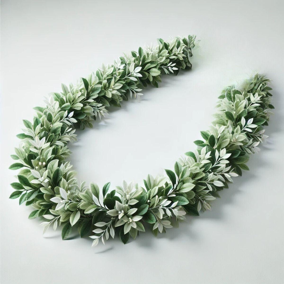 Set de 2 Plantas Artificiales Guirnaldas Eucalipto Hoja Jhn-9
