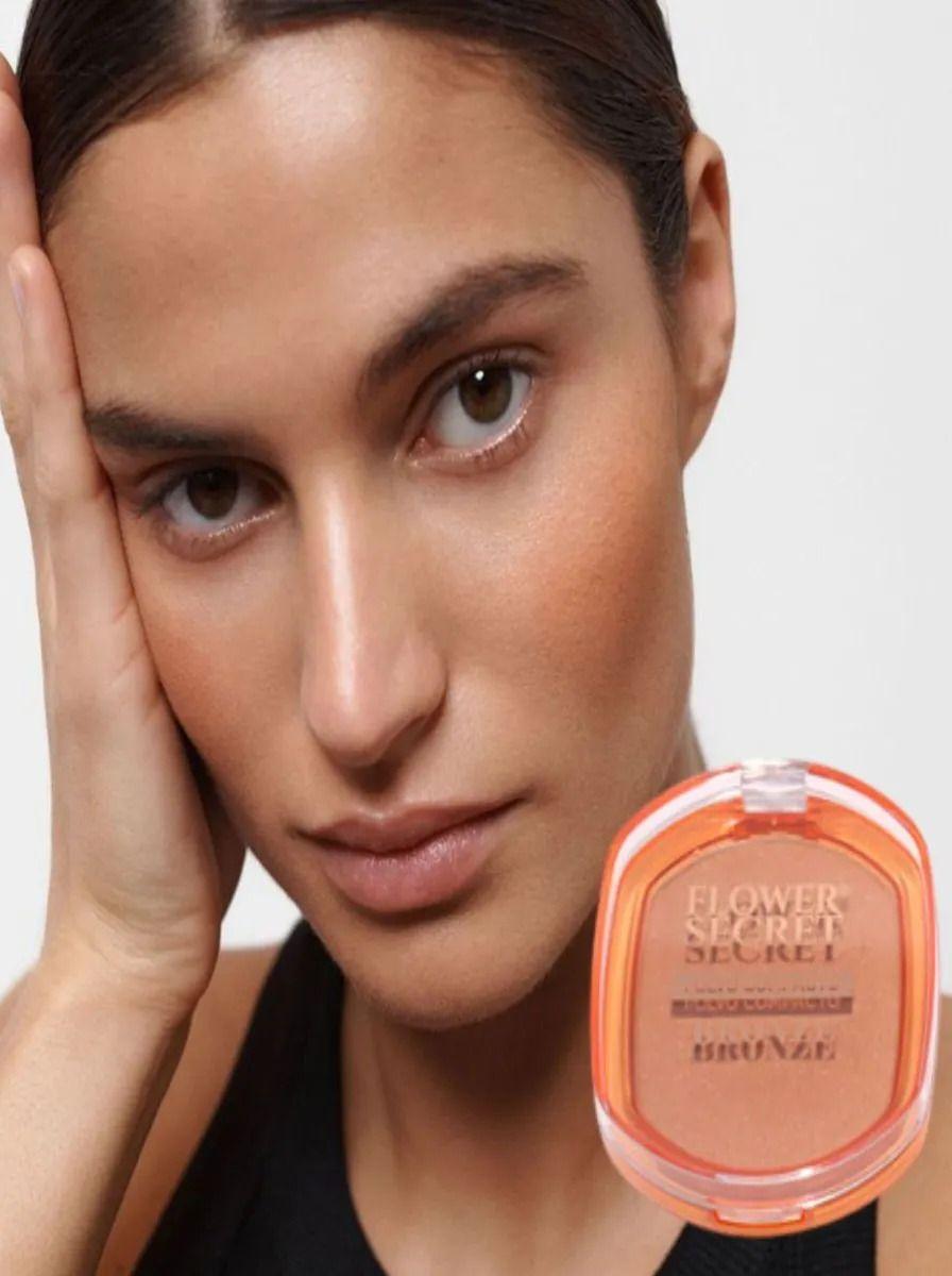 Pack 5 Polvos Compacto Bronze Bronceado Maquillaje Lau-1