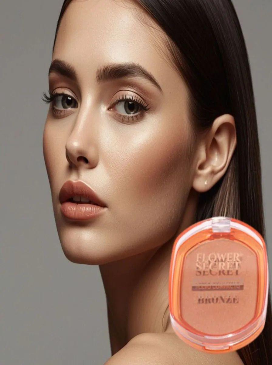 Pack 5 Polvos Compacto Bronze Bronceado Maquillaje Lau-2