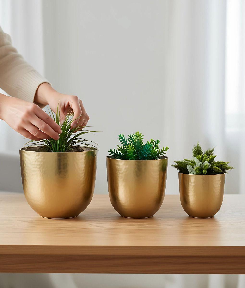 Set 3 Maceta Decorativa Multifuncional Elegante Versátil Jhn-3