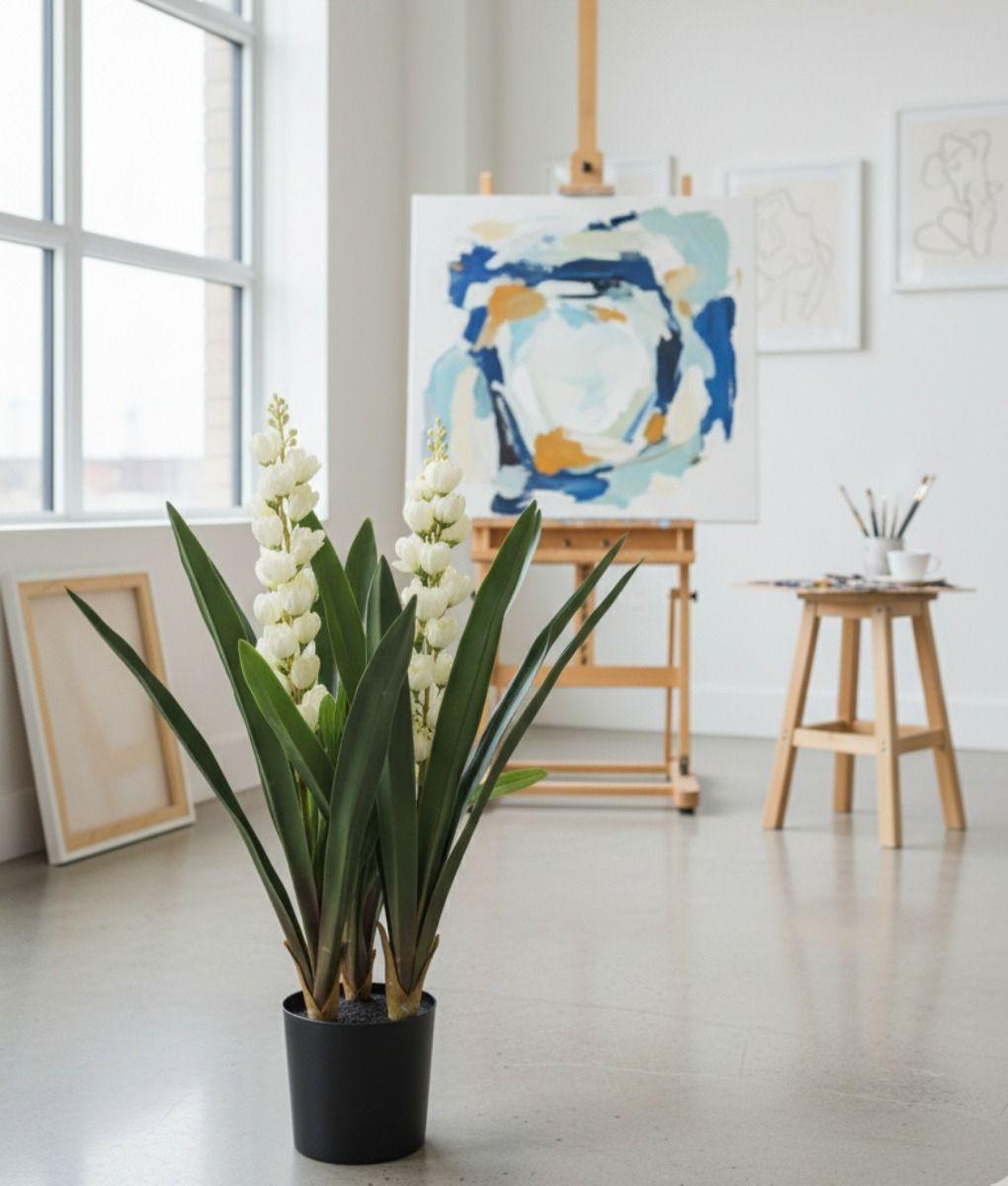 Planta Artificial Decorativa Flores Espiga Adorno Hogar Jhn-6