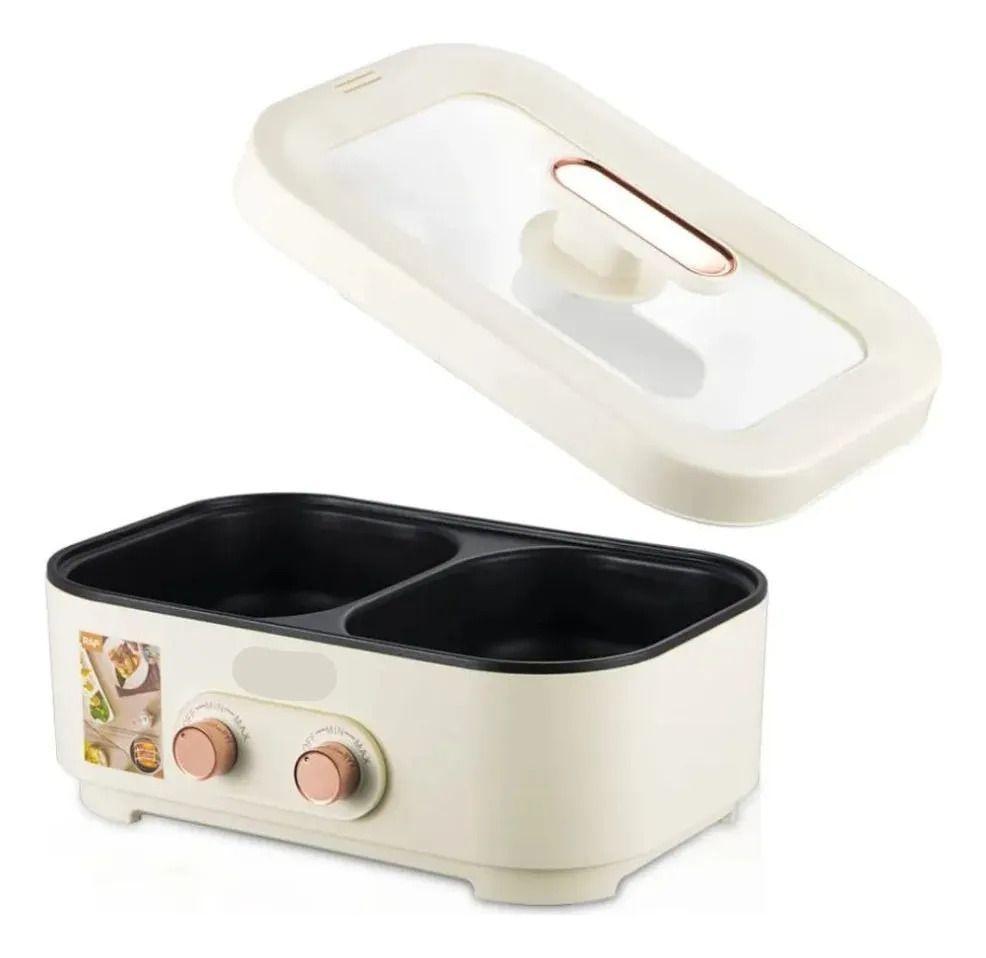 OLLA MULTIFUNCION DOBLE 6L 1000W VERSATIL COCINA LAU-3