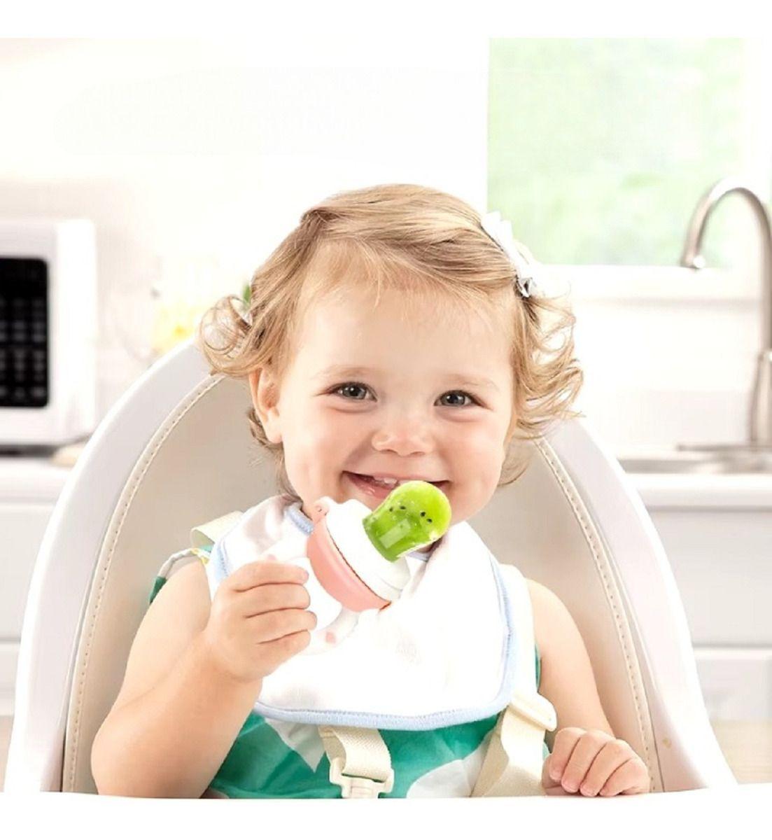 Set 4 Chupete Alimentador Comedor Frutas Silicona Bebe Lau-3