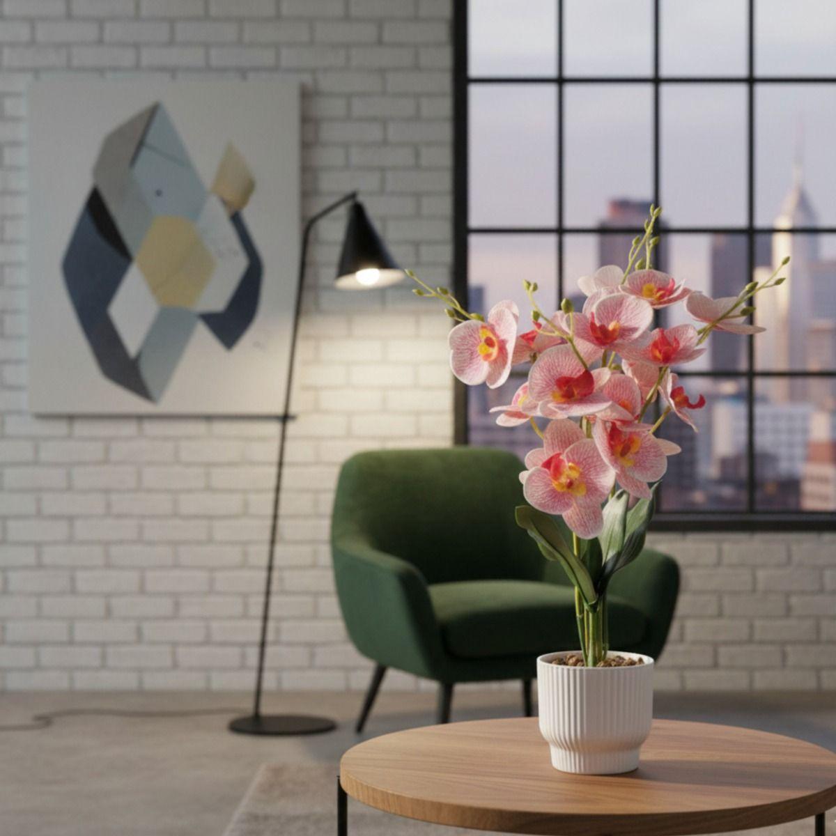 Planta Decorativa Artificial Arreglo Elegancia Floral Jhn-8