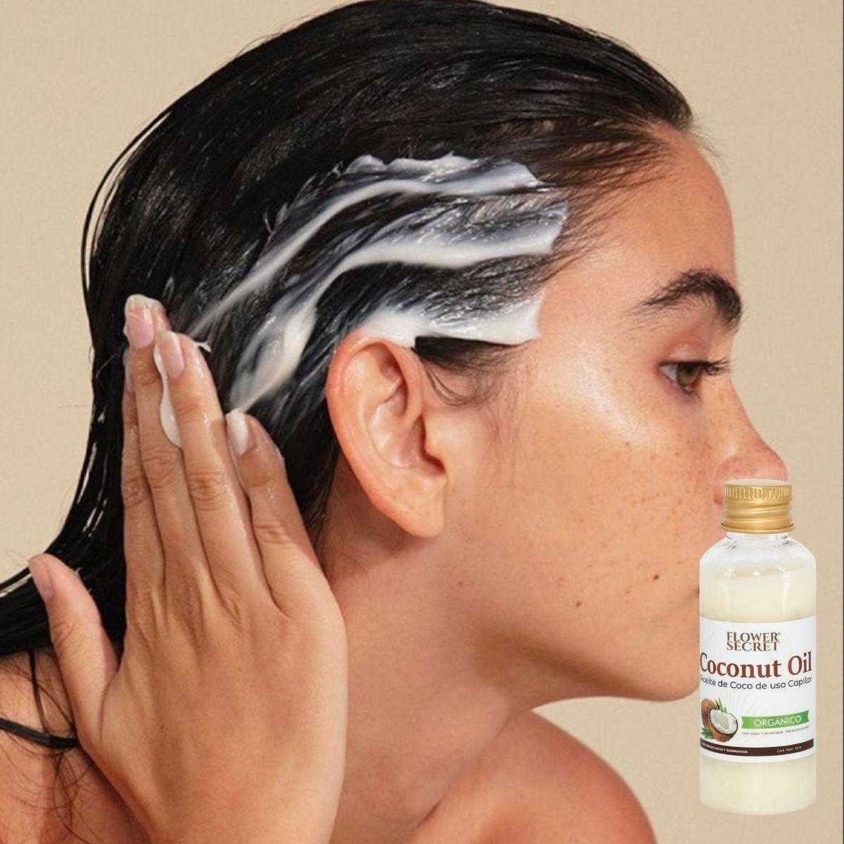SET 2 ACEITE CAPILAR DE COCO ORGANICO PARA EL CABELLO LAU-1