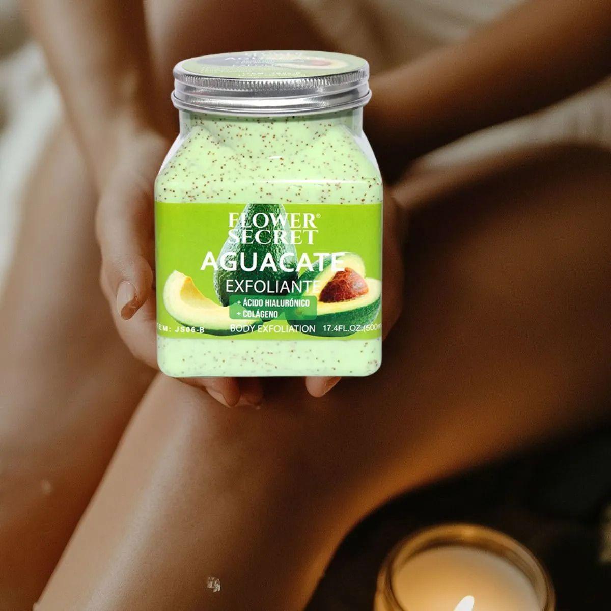 Set 2 Cremas Exfoliantes Corporal de Almendra Avocado Lau-5