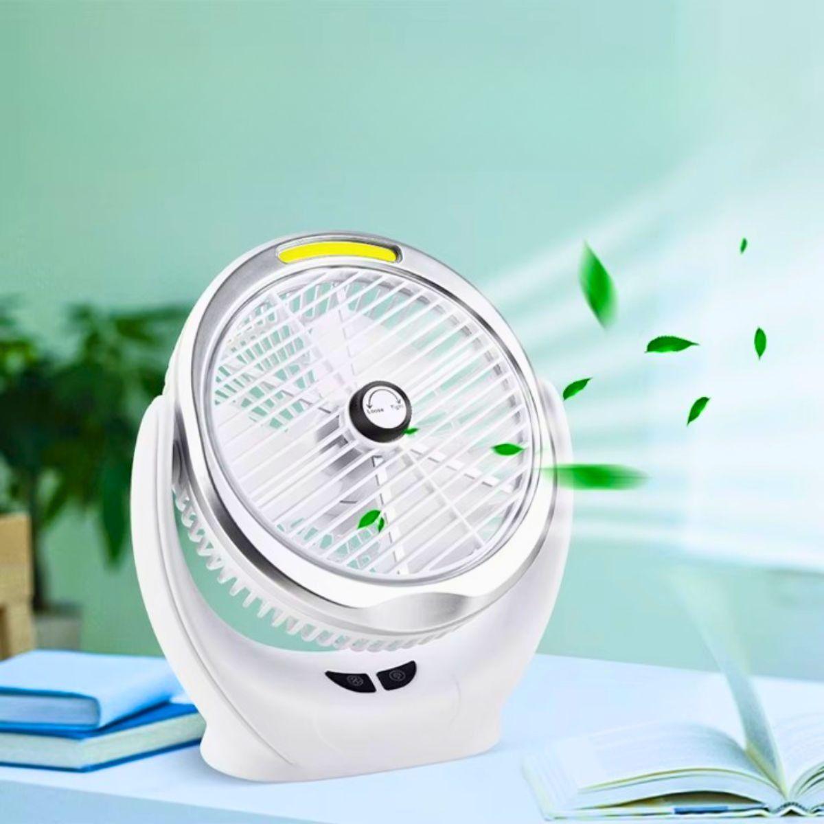 Ventilador Escritorio Portátil USB 360° Hogar Viaje Lau-5