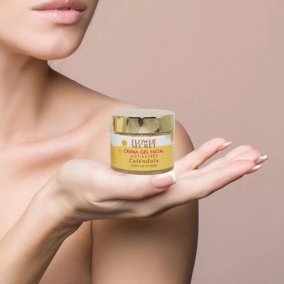 SET 2 CREMAS FACIAL DE GEL ANTIESTRES DE CALENDULA LAU-5