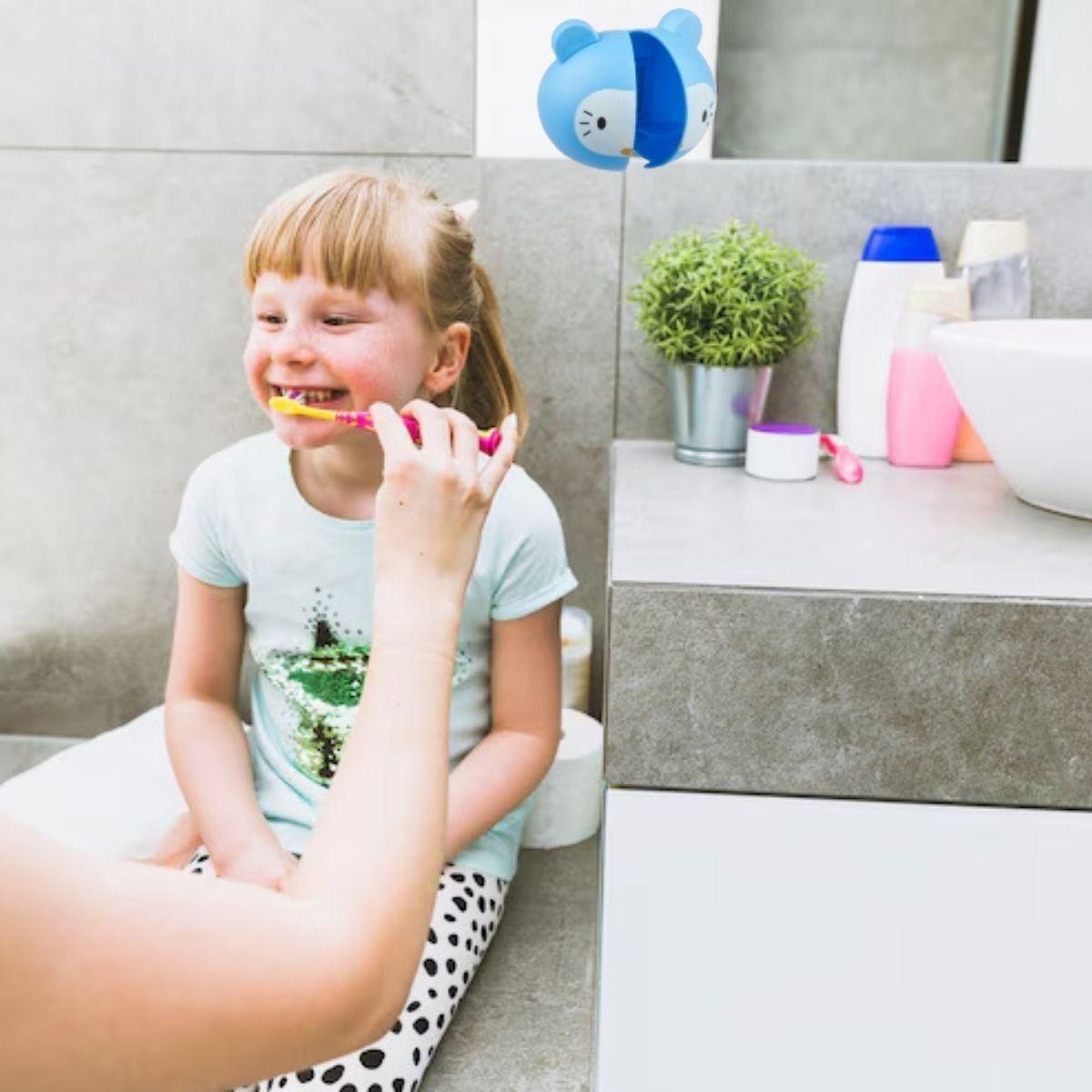 PORTA CEPILLO DE DIENTE INFANTIL ANIMAL PARED DIVERTIDO LAU-2