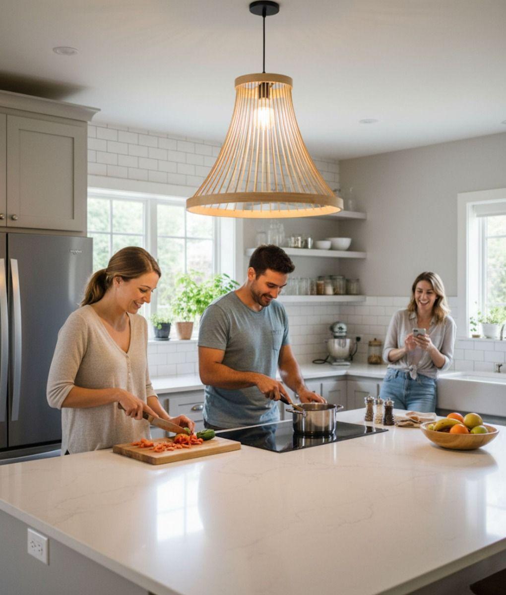 Lámpara Colgante Decorativa Cónica Diseño Estructural Jhn-2