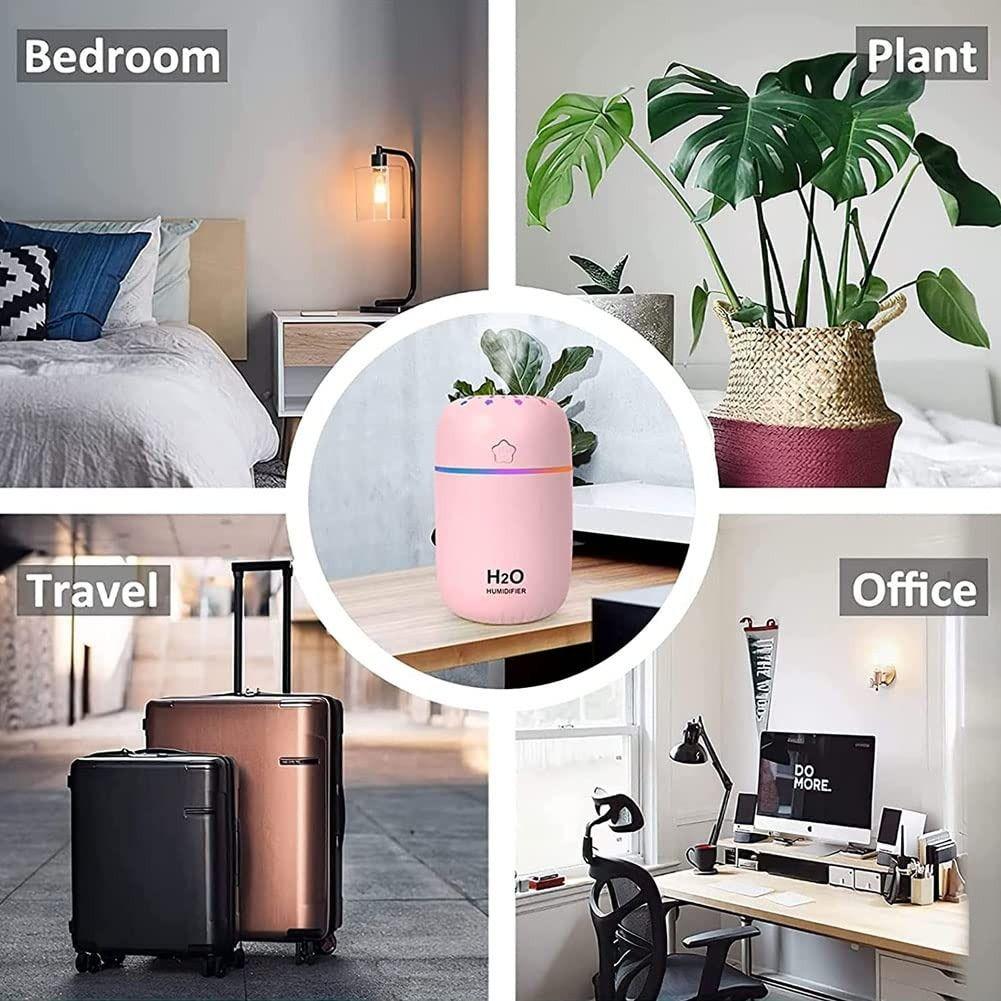 Set 2 Humidificadores Mini Aerosol Portatil Recargable Lau-6