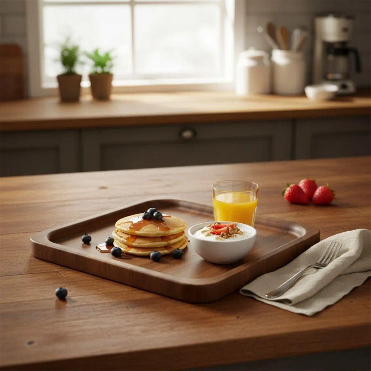 Set 3 Bandeja Decorativa Multiuso Diseño Minimalista Jhn-8