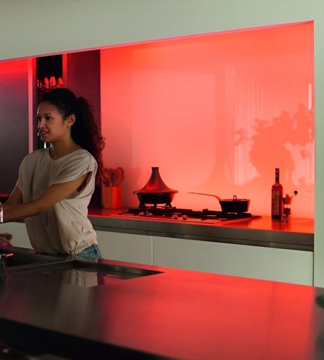 Cinta De Luces LED De Color Rojo Decorativa Jhn-4