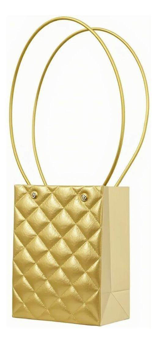 Bolsa Flores Regalo Trapezoidal Asa Creativa 10 Pieza Jhn-2